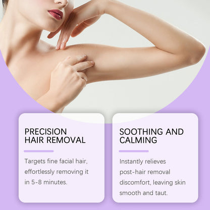 Bikini Pain-Free Hair Removal Cream for Sensitive Skin, Hypoallergenic Formula-Gentle & Fast-Acting Depilatory with Citrus Scent, Aloe & Hyaluronic Acid for Soothing Care, Suitable for Men & Women,backtoschool